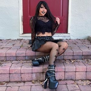 Gothic platform shoes